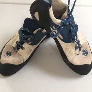 rock climbing shoes